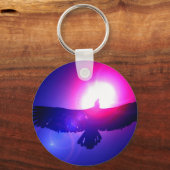 Porte-clés Ailes d'aigle - Aigle en vol (Recto)