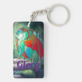 Porte-clés Ailes de feu Gloire, Porte - clé acrylique (Dos)