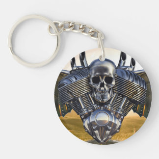 Porte-clés Ailes de porte - clé de cercle d'anarchie