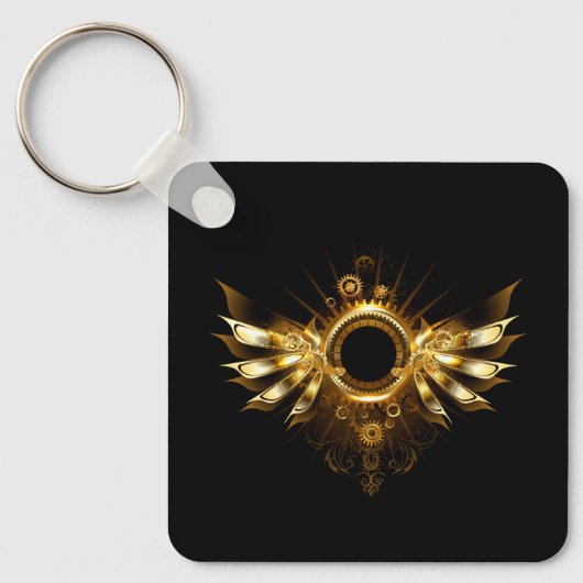 Porte-clés Ailes de Steampunk (Recto)