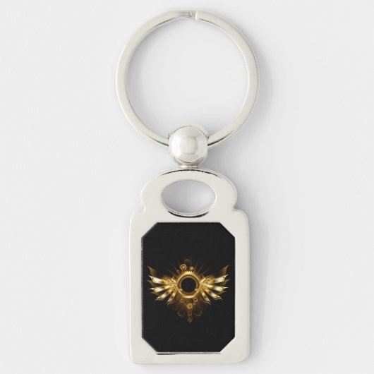 Porte-clés Ailes de Steampunk (Devant)