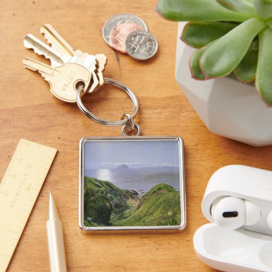 Porte-clés Ailsa Craig et l'île d'Arran, Écosse (Bureau)