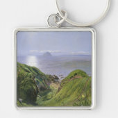 Porte-clés Ailsa Craig et l'île d'Arran, Écosse (Devant)