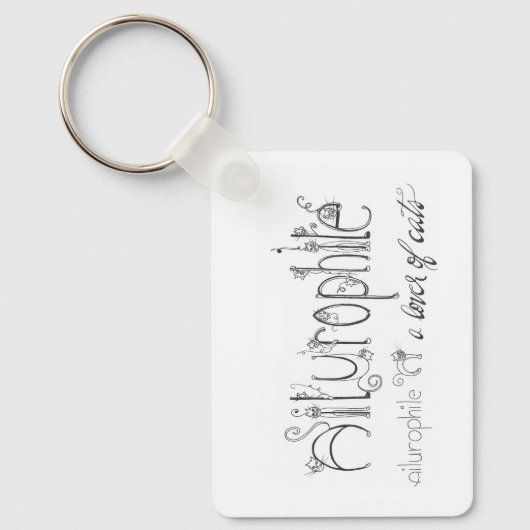 Porte-clés Ailurophile (Recto)