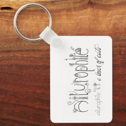 Porte-clés Ailurophile (Recto)