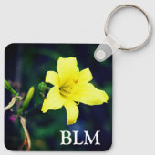 Porte-clés Aimant de citation Jaune Inspirationnel (Dos)