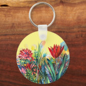Porte-clés Aimant de jardin de tulipe (Recto)