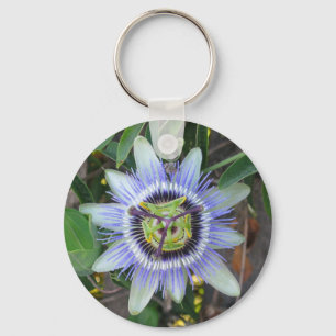 Porte-clés aimant fleur passion