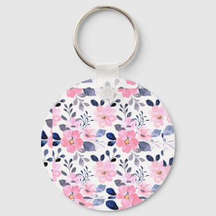 Porte-clés Aimant floral esthétique Décoration botanique mi