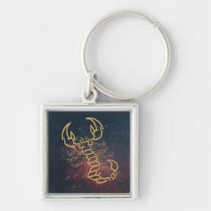 Porte-clés Aimant Scorpion Doré