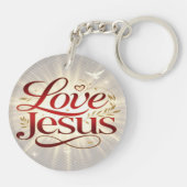 Porte-clés Aime Jésus (Dos)