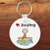 Porte-clés Aime le Bateau (Recto)