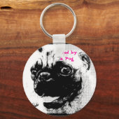 Porte-clés Aimé par un Carlin (Recto)