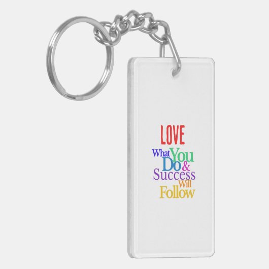 Porte-clés aimer ce que vous faites (Devant gauche)