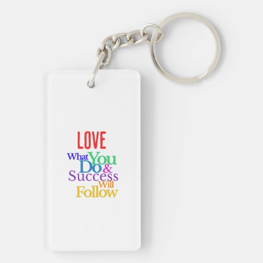 Porte-clés aimer ce que vous faites (Dos)