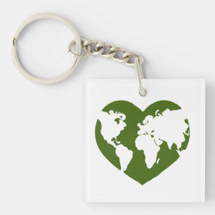 Porte-clés Aimer la Terre