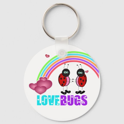 Porte-clés Aimer les bugs Valentine's Day Porte - clé (Recto)