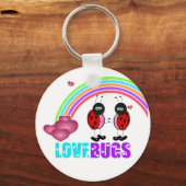 Porte-clés Aimer les bugs Valentine's Day Porte - clé (Recto)