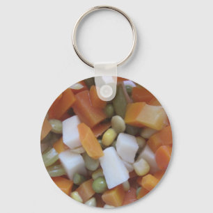 Porte-clés Aimer les légumes mixtes