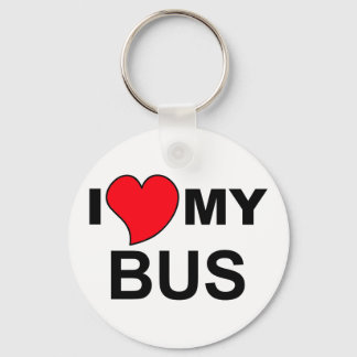 Porte-clés Aimer mon bus
