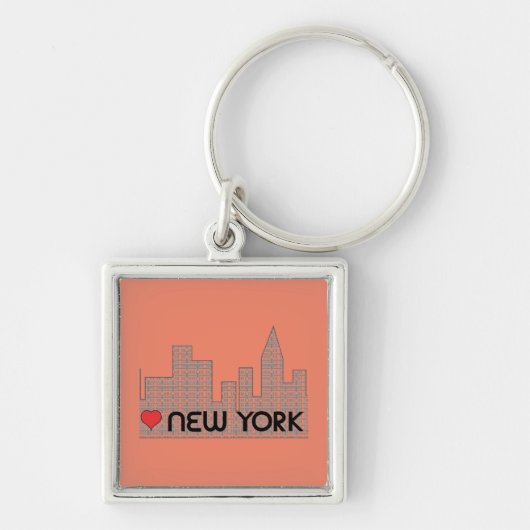 Porte-clés Aimer NEW YORK (Devant)