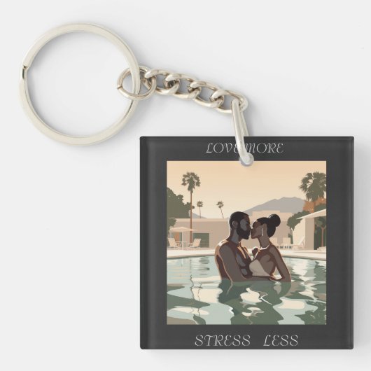 PORTE-CLÉS AIMER PLUS DE CONCEPTION #1 (Devant)