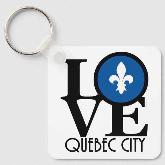 Porte-clés AIMER Québec (Recto)
