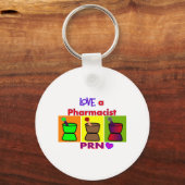 Porte-clés Aimer un pharmacien PRN T-shirts et cadeaux (Recto)