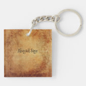 Porte-clés Aimez le Seigneur Écriture Matthieu 22:37, Vintage (Dos)