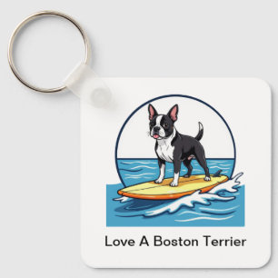 Porte-clés Aimez un chien Boston Terrier
