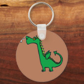 Porte-clés Air breathing green dragon (Recto)