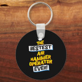 Porte-clés Air Hammer Operator, Funny Job Occupation (Recto)