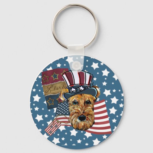 PORTE-CLÉS AIRDALE TERRIER (Recto)