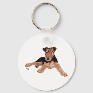 Porte-clés Airedale, Lakeland, chiot Welsh Terrier