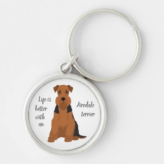 Porte-clés Airedale Terrier (Devant)