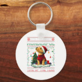 Porte-clés Airedale Terrier Décorations d'arbres de Noël Chie (Recto)