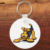 Porte-clés Airedale Terrier en jeu (Recto)