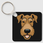 Porte-clés Airedale Terrier mignon Chien Chien Chien (Recto)