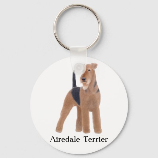 Porte-clés Airedale Terrier Porte - clé (Recto)