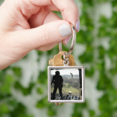 Porte-clés Airman regarde une chute d'entraînement (main)