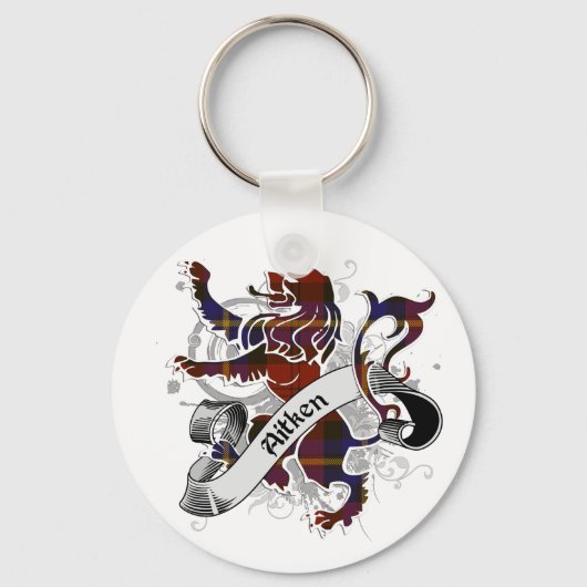 Porte-clés Aitken Tartan Lion (Recto)