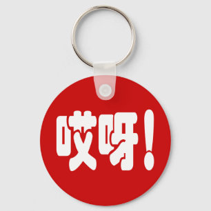 Porte-clés Aiya! 哎呀! OMG! Chinese Hanzi Language