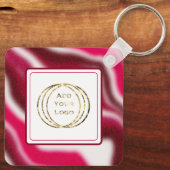 Porte-clés Ajouter Logo d'entreprise Cool cadeau de Noël prom (Verso)