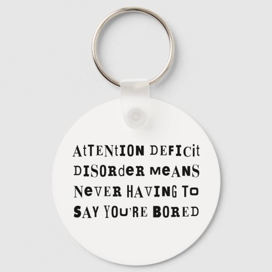 Porte-clés AJOUTER N'A Jamais Été Ennuyeux (Recto)