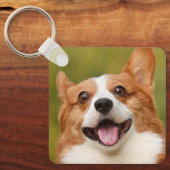 Porte-clés Ajouter photo de chien personnalisé Customisé (Recto)