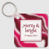 Porte-clés Ajouter un logo d'entreprise Bright Christmas Prom (Recto)