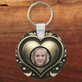Porte-clés Ajouter un mémorial personnalisé photo (Recto)