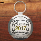 Porte-clés Ajouter Un Nom Classe De Porte - clé De Graduation (Recto)
