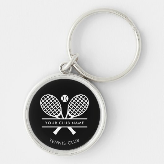 Porte-clés Ajouter un nom de club Équipe de tennis Simple Per (Devant)