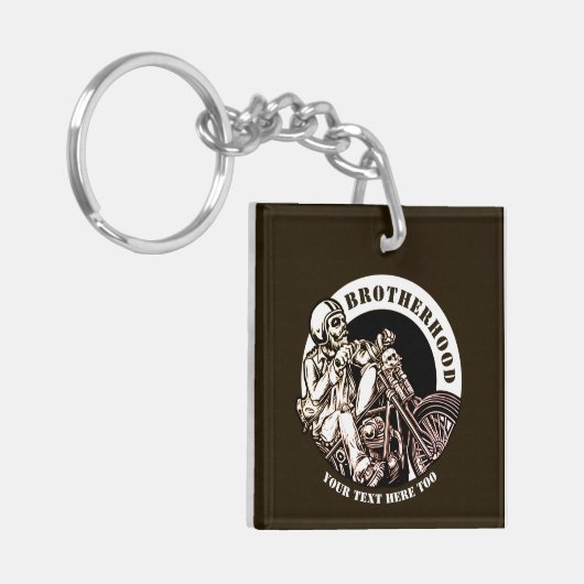 Porte-clés Ajouter un nom Modifier le texte Motorcycle Frater (Devant gauche)